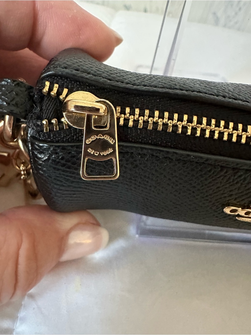 Coach Leather Keychain Pouch - Picture 4 of 10